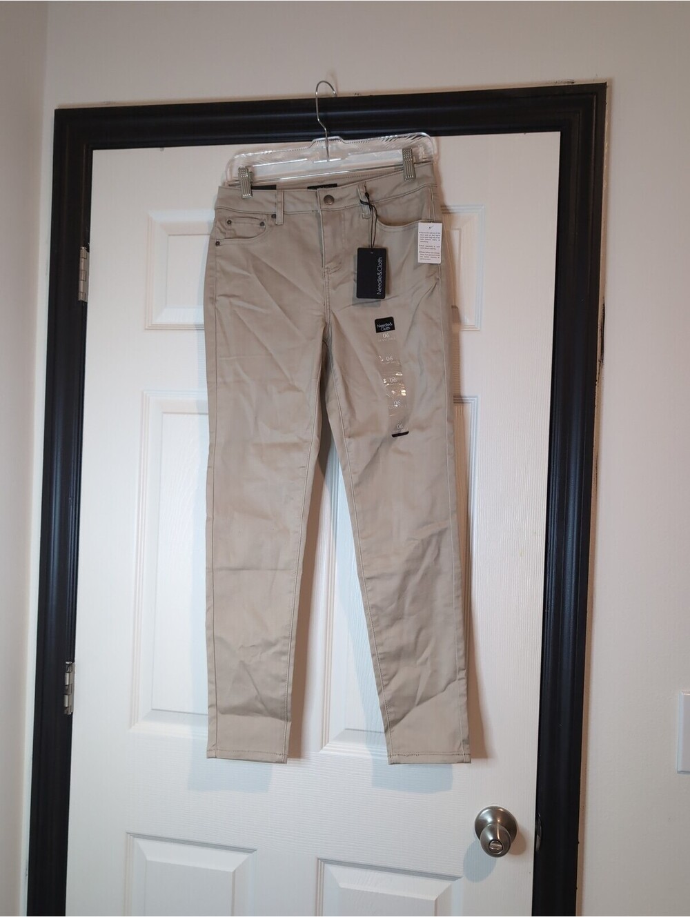 Size 6 NWT khaki needle and cloth skinny ankle pants